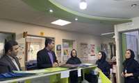 بازدید مدیر درمان دانشگاه علوم پزشکی گیلان و هئیت همراه از بیمارستان های  شهید بهشتی بندرانزلی و شهدای رضوانشهر 