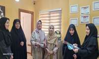 بازدید رییس امور اداری درمان  از مرکز مشاوره مامایی به مناسبت بزرگداشت هفته ملی جمعیت