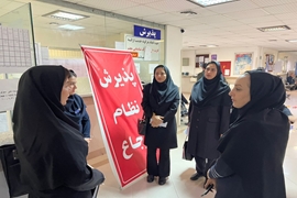 بازدید کارشناسان معاونت درمان و فناوری اطلاعات دانشگاه علوم پزشکی از بیمارستان شهدای رضوانشهر