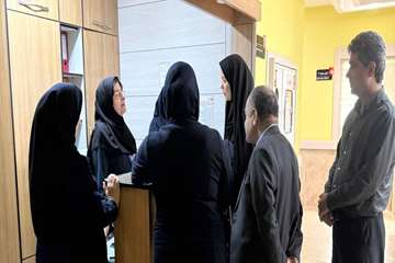بازدید مدیر نظارت و اعتباربخشی دانشگاه علوم پزشکی گیلان از بیمارستان میلاد لاهیجان 