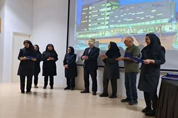 آئین تجلیل و اهدای لوح دوستدار کودک به بیمارستان خصوصی پارس رشت