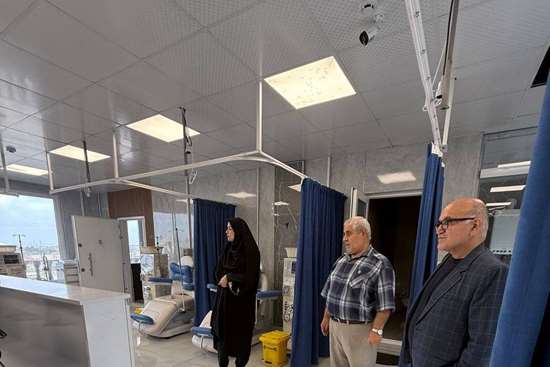 بازدید مدیر نظارت و اعتباربخشی دانشگاه علوم پزشکی گیلان از بیمارستان میلاد لاهیجان  